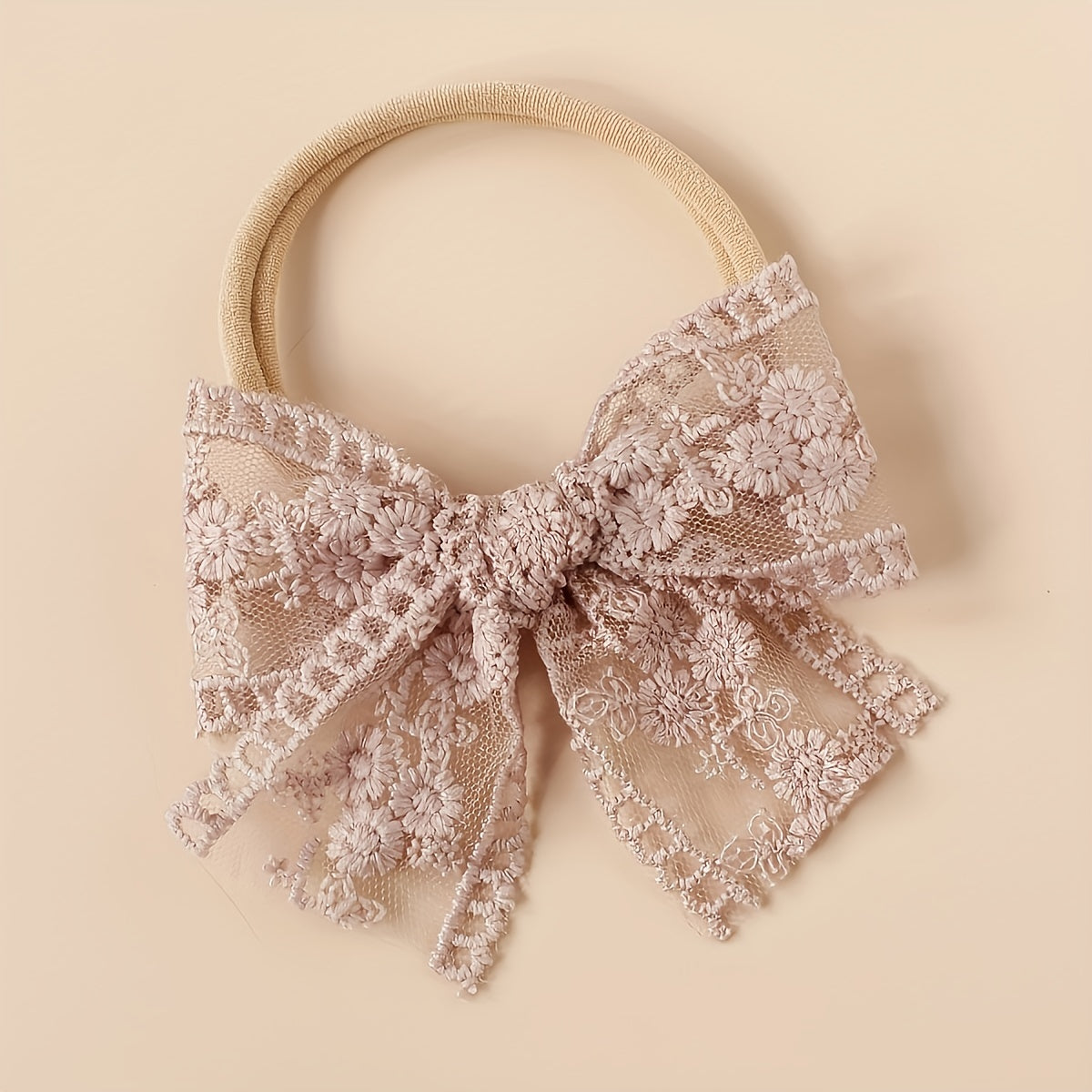 6pcs Baby Headbands Lace Bowknot Hairbands Hair Accessories For Baby Girls