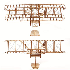 125Pcs 3D Wooden Airplane Model Puzzle Educational Gift for Children