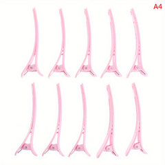 10pcs Solid Duck Billed Hair Clips for Women Girls Hair Styling