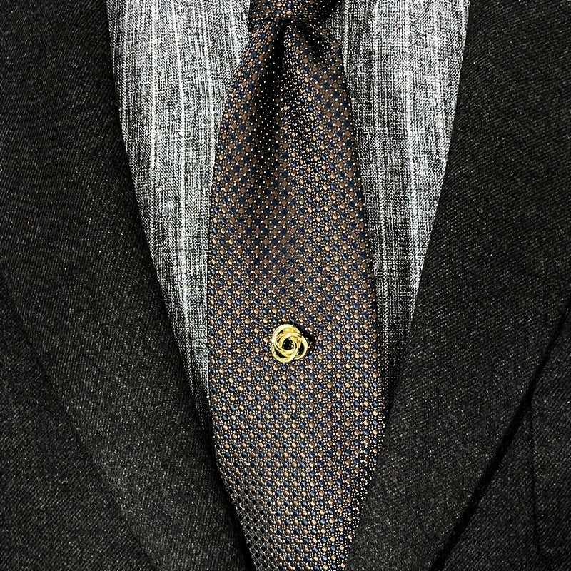 Tie Clips Shirt Clothes Collar Buckle Metal Pin Fixed Buckle Suit Brooch