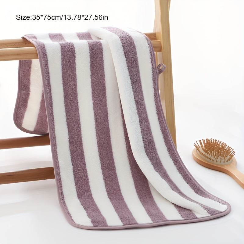 Striped Pattern Bath Towel for Face Washing