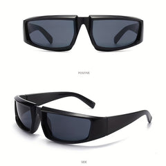 Cycling Sports Sunscreen Sunglasses Steampunk Bungee Hip Hop Concave Sunglasses