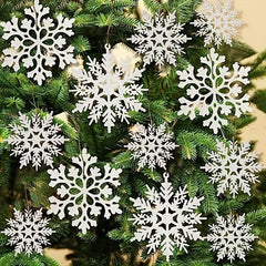 Christmas Snowflake Decoration Set for Festive Home Decor