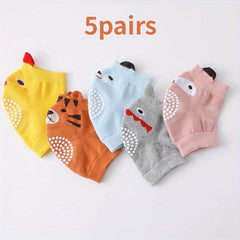 Baby Knee Protectors for Walking and Crawling - Breathable Socks