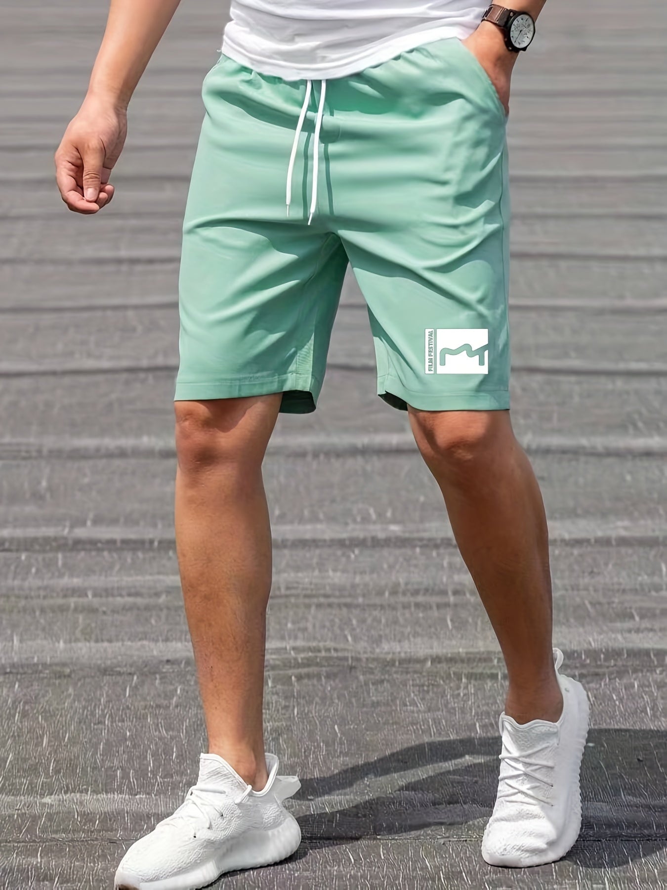 Men's Slim Fit Shorts With Pockets For Summer Outdoor