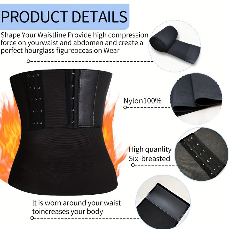 Waist Trainer Trimmer Belt Tummy Control Wrap Cincher Women's Shapewear