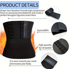 Waist Trainer Trimmer Belt Tummy Control Wrap Cincher Women's Shapewear