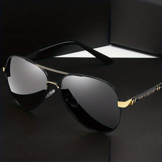 Men's Polarized Driving Sunglasses UV Protection Large Frame