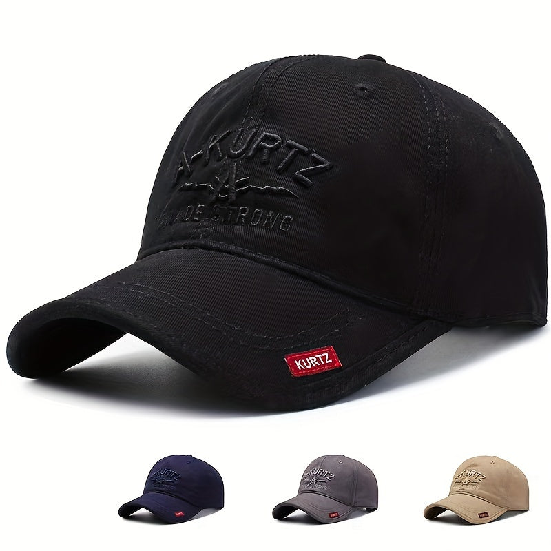 Unisex Solid Baseball Cap Vintage Dad Hat Lightweight Adjustable Sun