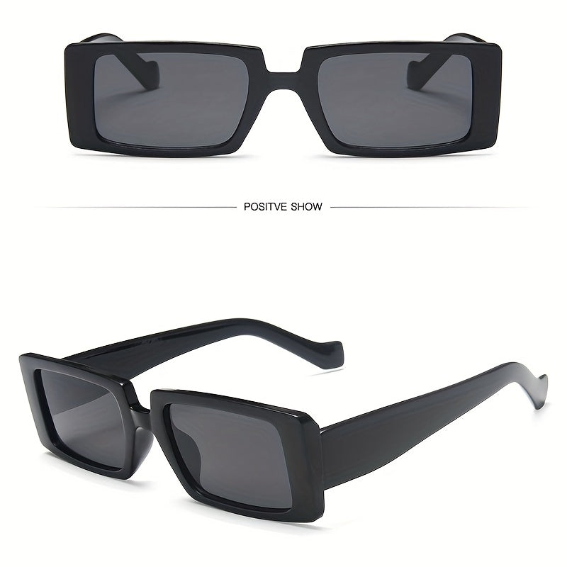 Rectangle Sunglasses Classic Hip Hop Sunshade Eyeglasses