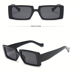 Rectangle Sunglasses Classic Hip Hop Sunshade Eyeglasses