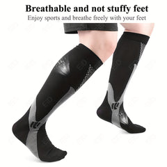 High Elastic Basketball Football Compression Socks