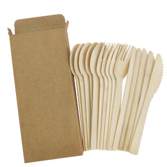 15pcs Bamboo Tableware Set Durable Eco-Friendly