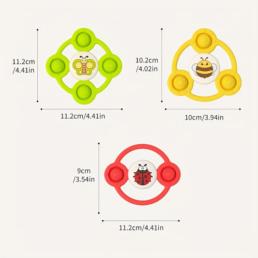 Infant Toddler Insect Spinner Toy Chewable Sensory Toy