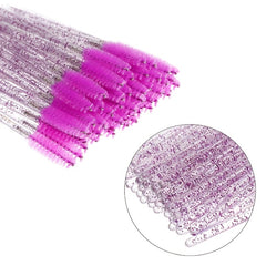 50 Crystal Mascara Brushes for Easy Makeup Application