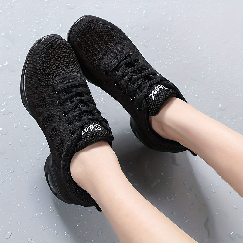Women's Jazz Shoes Lace up Sneakers Modern Dance Shoes