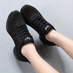 Women's Jazz Shoes Lace up Sneakers Modern Dance Shoes