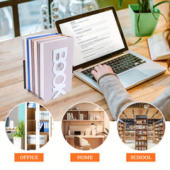 4pcs Book Stands Desktop Organizer For Books Movies CDs Video Games