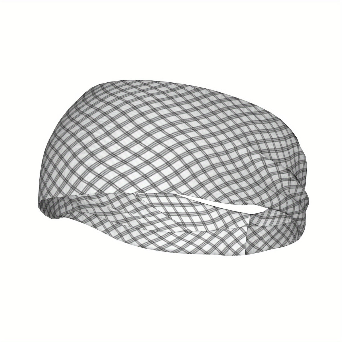 Vintage Plaid Headband Adjustable for Sports & Casual Outfits
