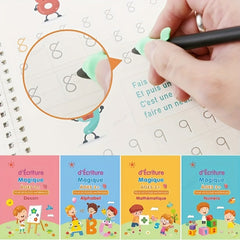 3D Groove French Arabic Calligraphy Copybook for Kids