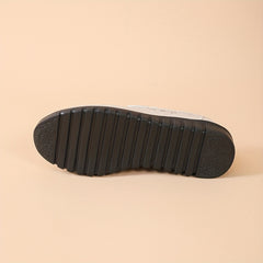 Women's Retro Flat Loafers Slip On Shoes