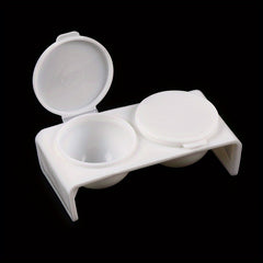 Art Painting Double Hole Washing Pen Cup Plastic Cover Brush And Pen
