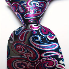 Men's Paisley Necktie Classic Printed Business Party Tie