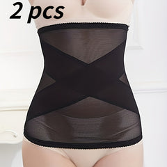 2pcs Tummy Wrap Slim Girdle Belt Women's Underwear