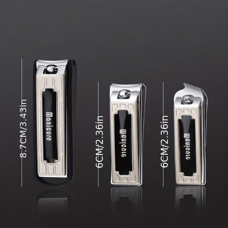 Portable Nail Clippers Set Fingernail & Toenail Cutter Manicure Tool