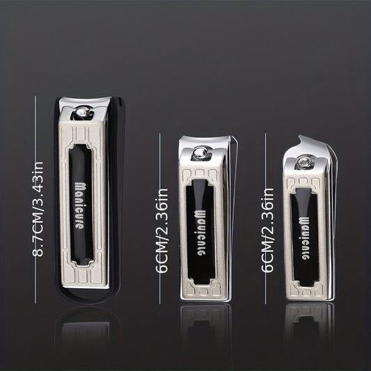 Portable Nail Clippers Set Fingernail & Toenail Cutter Manicure Tool