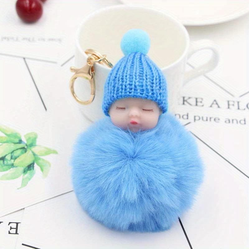 Doll Plush Key Chain Car Pendant