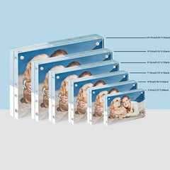 Acrylic Magnetic Double-sided Photo Frame 5.5mm Thick