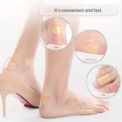 10pcs Heel Stickers Invisible Breathable Waterproof High Heel Sho