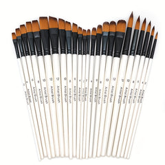 6pcs Artist Paint Brushes Set Acrylic Watercolor Painting