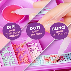 DIY Colorful Dot Drilling Bracelet Kit for Kids