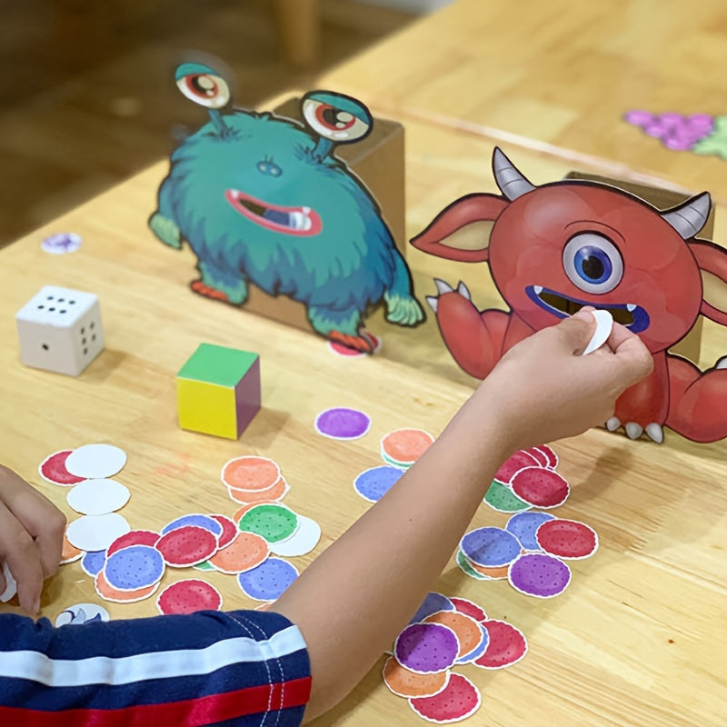 Qixi Monster Cookie Math Toy for Kids
