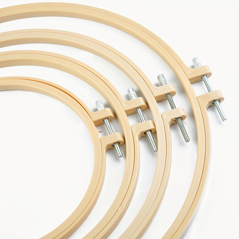 5pcs Plastic Embroidery Hoop Set for Cross Stitch