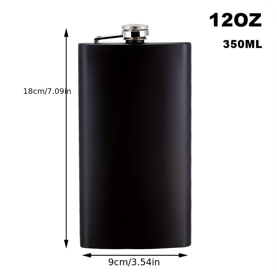 Stainless Steel Hip Flask 10oz Alcohol Whiskey Wine Jug