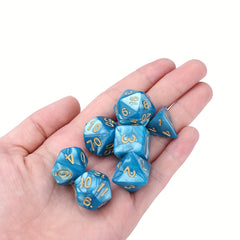 7pcs Polyhedral Dice Set Game Accessories