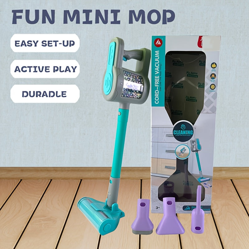 Kids' Handheld Vacuum Cleaner Toy w/ Lights & Sounds