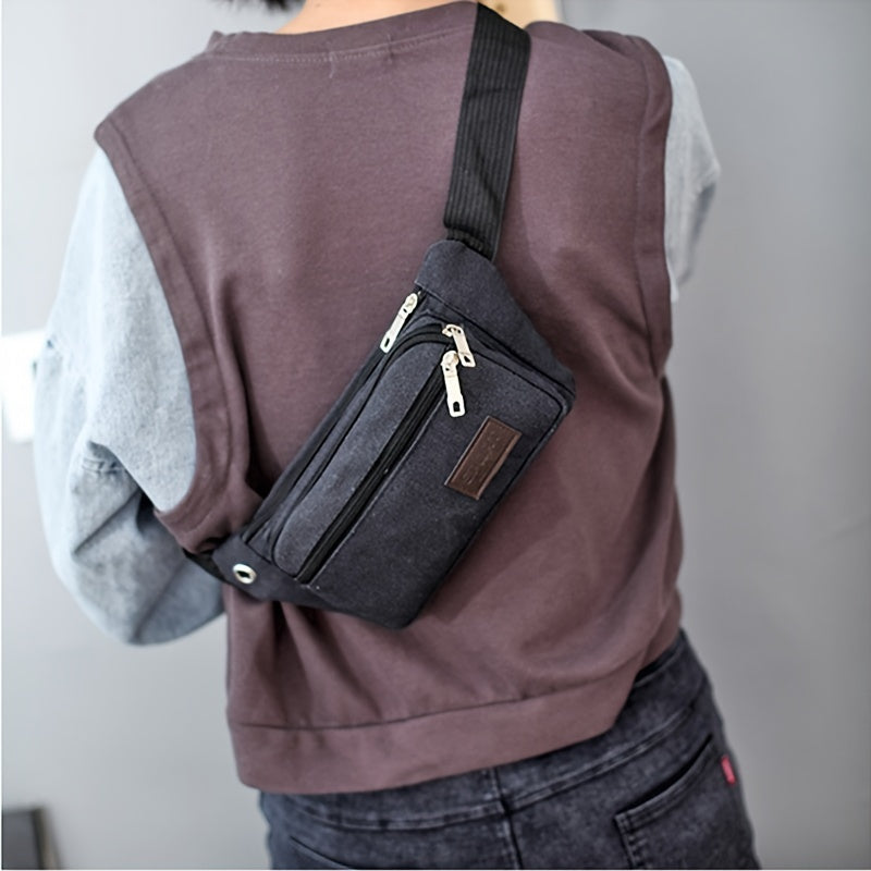 Canvas Waist Bag for Outdoor Adventures Unisex Fanny Pack
