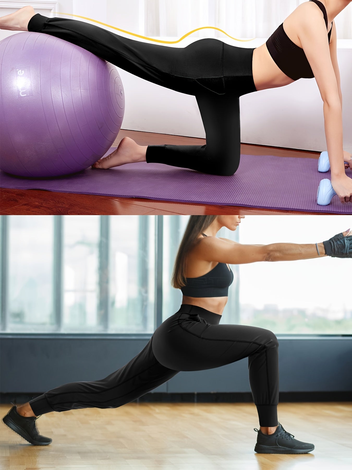 High Waist Tummy Control Yoga Sports Pants