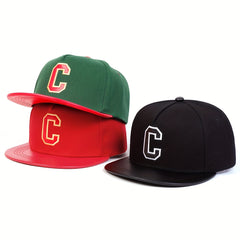 Men's Outdoor C Letter Baseball Cap Adjustable Casual Hat Hip Hop Hat