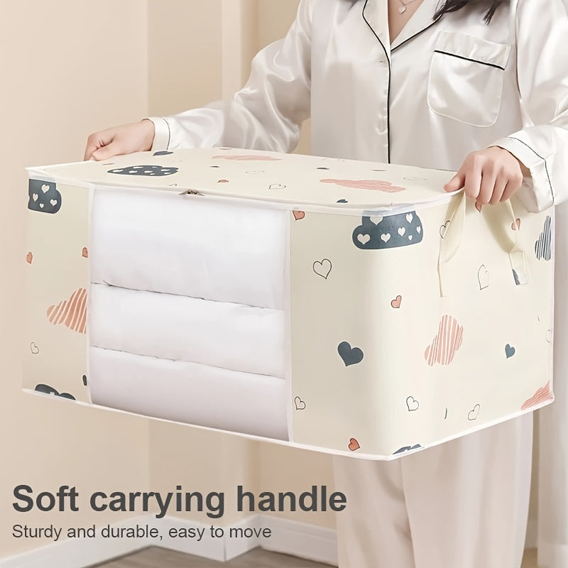 Large Capacity Dustproof Quilt & Clothes Storage Bag with Zipper