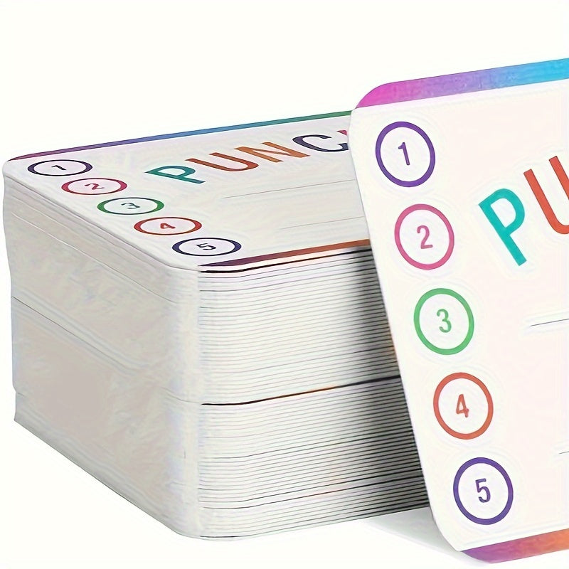 50pcs Punch Cards for Classroom Behavior Rewards & Motivation