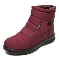Women's Winter Thermal Snow Boots-Non slip Fleece Lined Outdoor Ankle Boots