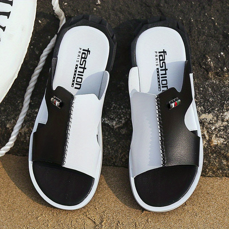 Men's Non Slip Slides Beach Shoes Summer