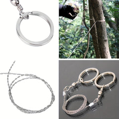 Emergency Survival Gear Steel Wire Saw for Camping Hiking Climbing
