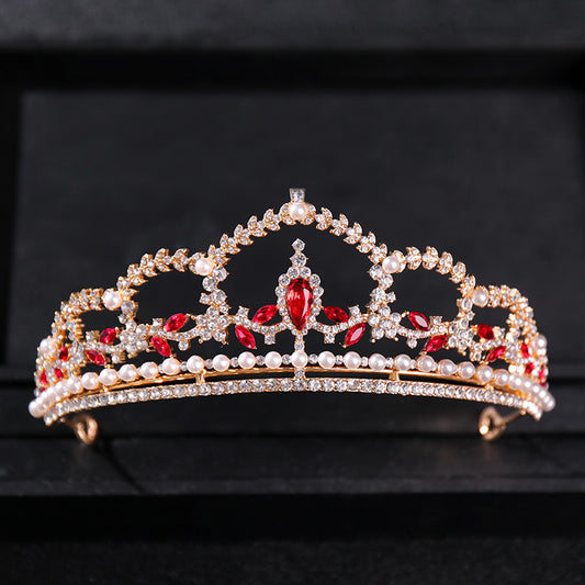 Crystal Bridal Queen Big Crown Wedding Tiara Hair Accessories