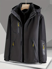 Men's Thermal Hooded Ski Jacket Waterproof & Windproof Coat
